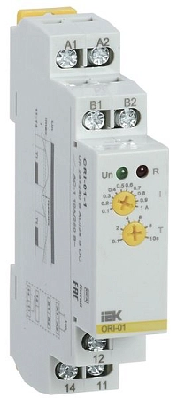 Реле тока ORI 24-240В AC/DC 0,1-1А, 0,1-10 сек ORI-01-1