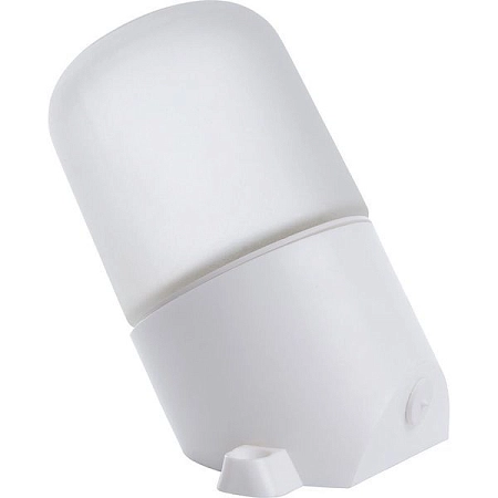 Светильник НББ 01-60-001 60Вт Е27 (белый) IP65 пластик стекло, наклонный для бани и сауны 41407