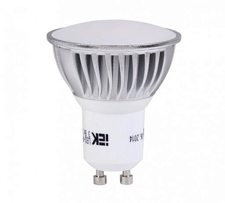 Лампа светодиод. LED   5W 4000К 350Лм MR16 GU10 30т.ч. 220V (56х50) (аналог 35W) РАСПРОДАЖА  LLP-PAR16-5-230-40-GU10
