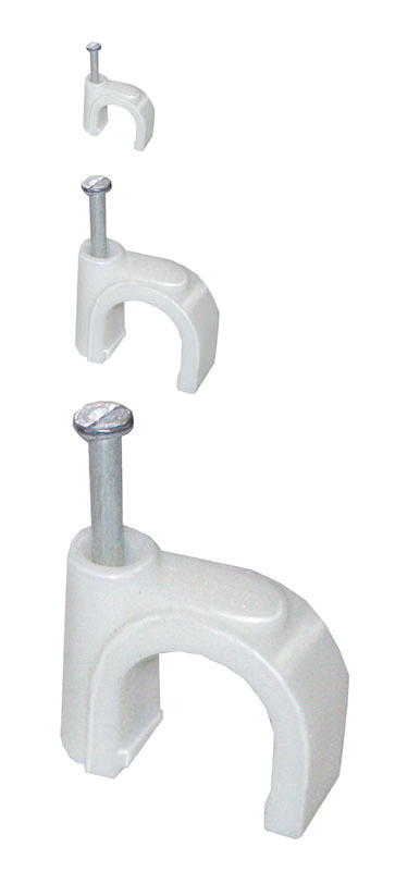 Скобы ПВХ для кабеля d 20 мм (по 100 шт.) USK11-20-100