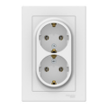 Розетки силовые серии ATLASDESIGN (белый) в наличии по выгодной цене. Краснодар. ЮГКАБЕЛЬ.