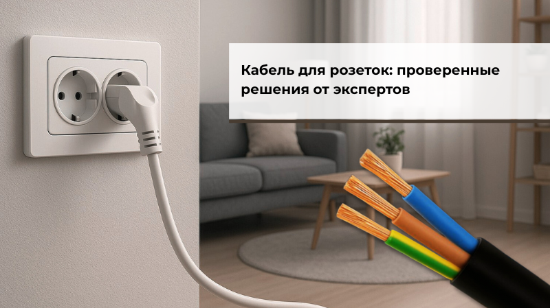 Кабель для розеток: проверенные решения от экспертов  Кабель для розеток: проверенные решения от экспертов
