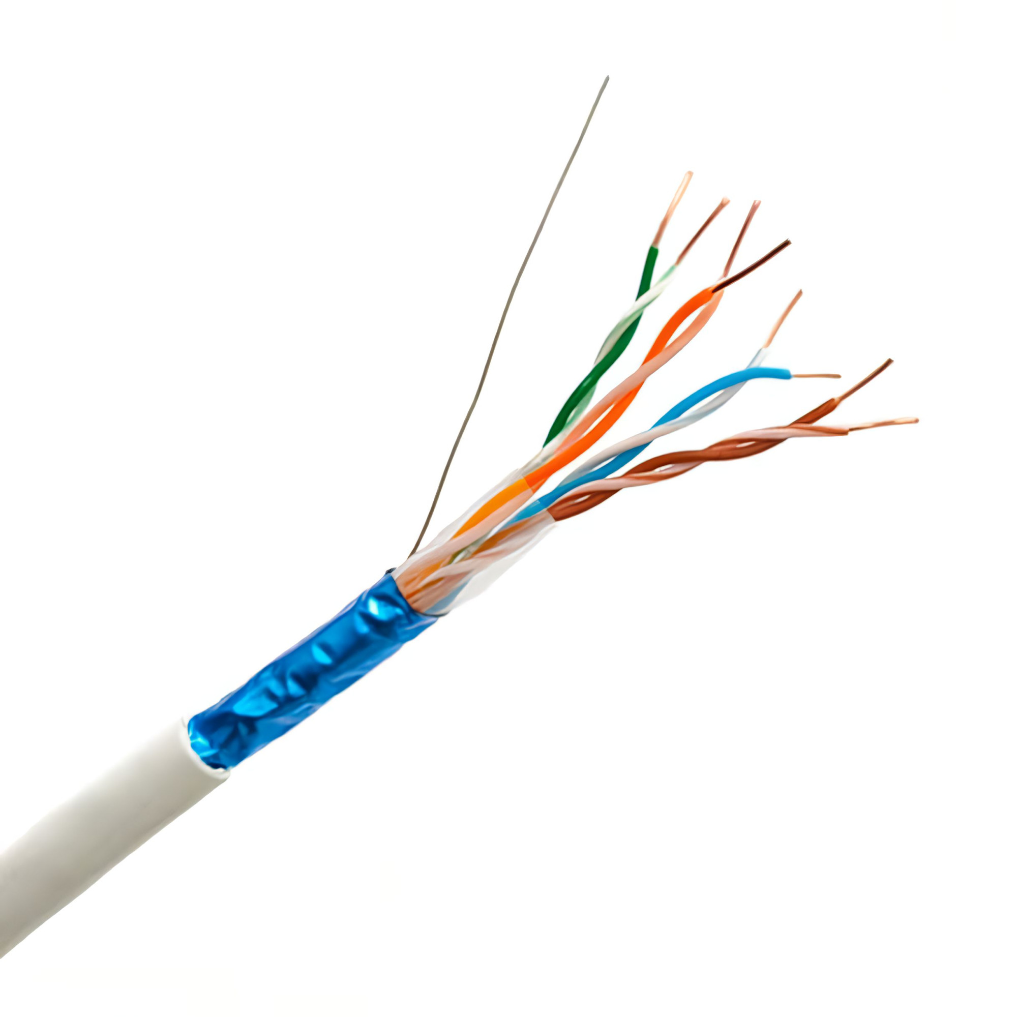 Кабель FTP 4р cat.5е 4х2х0,51 PVC solid  LC1-C5E04-311