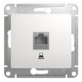 Розетки телекоммуникационные серии Glossa (белый) в наличии по выгодной цене. Краснодар. ЮГКАБЕЛЬ.