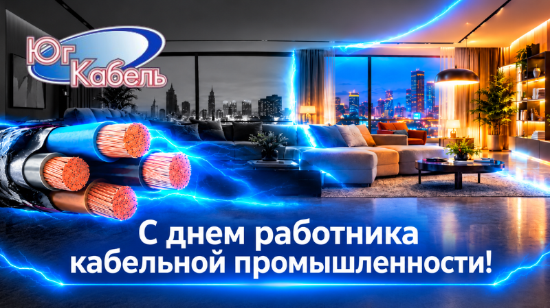 Поздравляем с Днем работника кабельной промышленности ! Поздравляем с Днем работника кабельной промышленности !