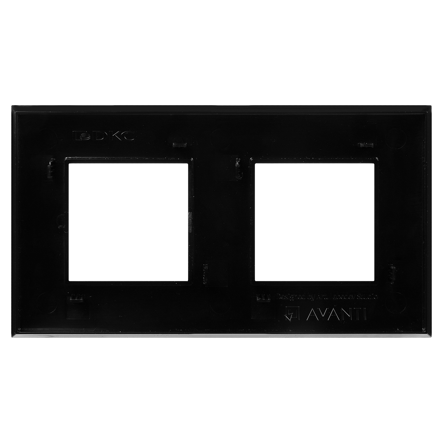 Рамка ARTLEBEDEV, "Avanti", "Черный квадрат", 4 модуля 4402904 в каталоге ЮгКабель