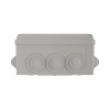 Коробка монтажная ОП 150х110х70 с 10 вводами IP55 (серый) 54000 - купить по низкой цене в Краснодаре | ЮгКабель