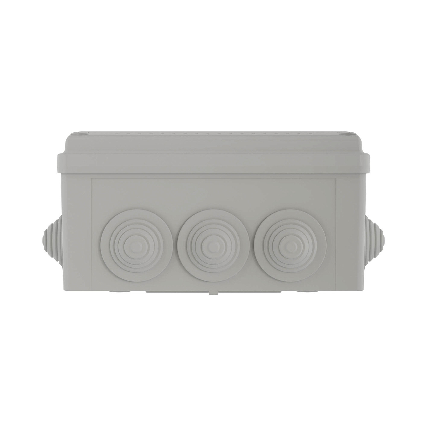 Коробка монтажная ОП 150х110х70 с 10 вводами IP55 (серый) 54000 в каталоге ЮгКабель