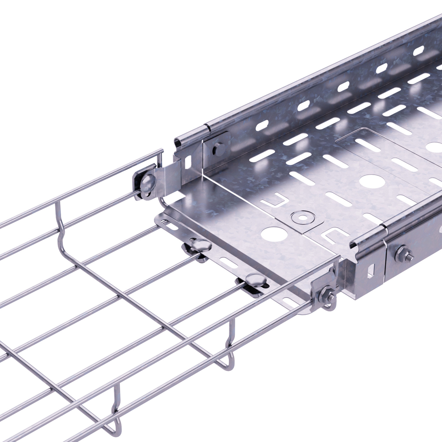 Лоток метал. перф. 100х50х3000  0,6мм SPL3510 в каталоге ЮгКабель