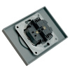 Розетка СП 2-м без з/к с шторк. (платиново-серый) soft touch Эмили RST16-5116-10 49955 в наличии по выгодной цене. Краснодар. ЮГКАБЕЛЬ.