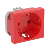 Розетка 2П 3 16А 250В красная (для ДКС) 45015 - купить по низкой цене в Краснодаре | ЮгКабель