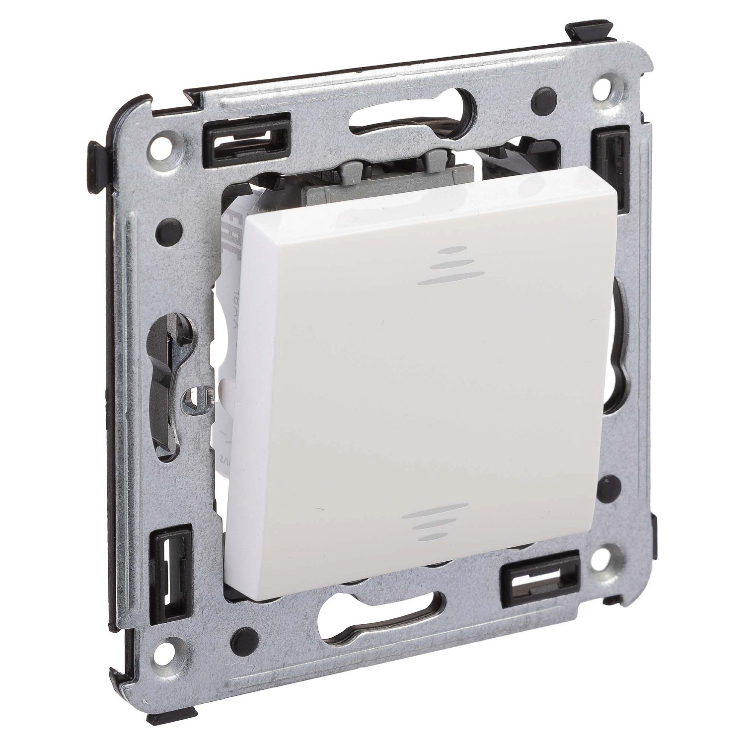 Выключатель одноклавишный в стену, "Avanti", "Белое облако" 4400103 в каталоге ЮгКабель