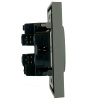 Розетка СП 2-м без з/к с шторк. (платиново-серый) soft touch Эмили RST16-5116-10 49955 в наличии по выгодной цене. Краснодар. ЮГКАБЕЛЬ.
