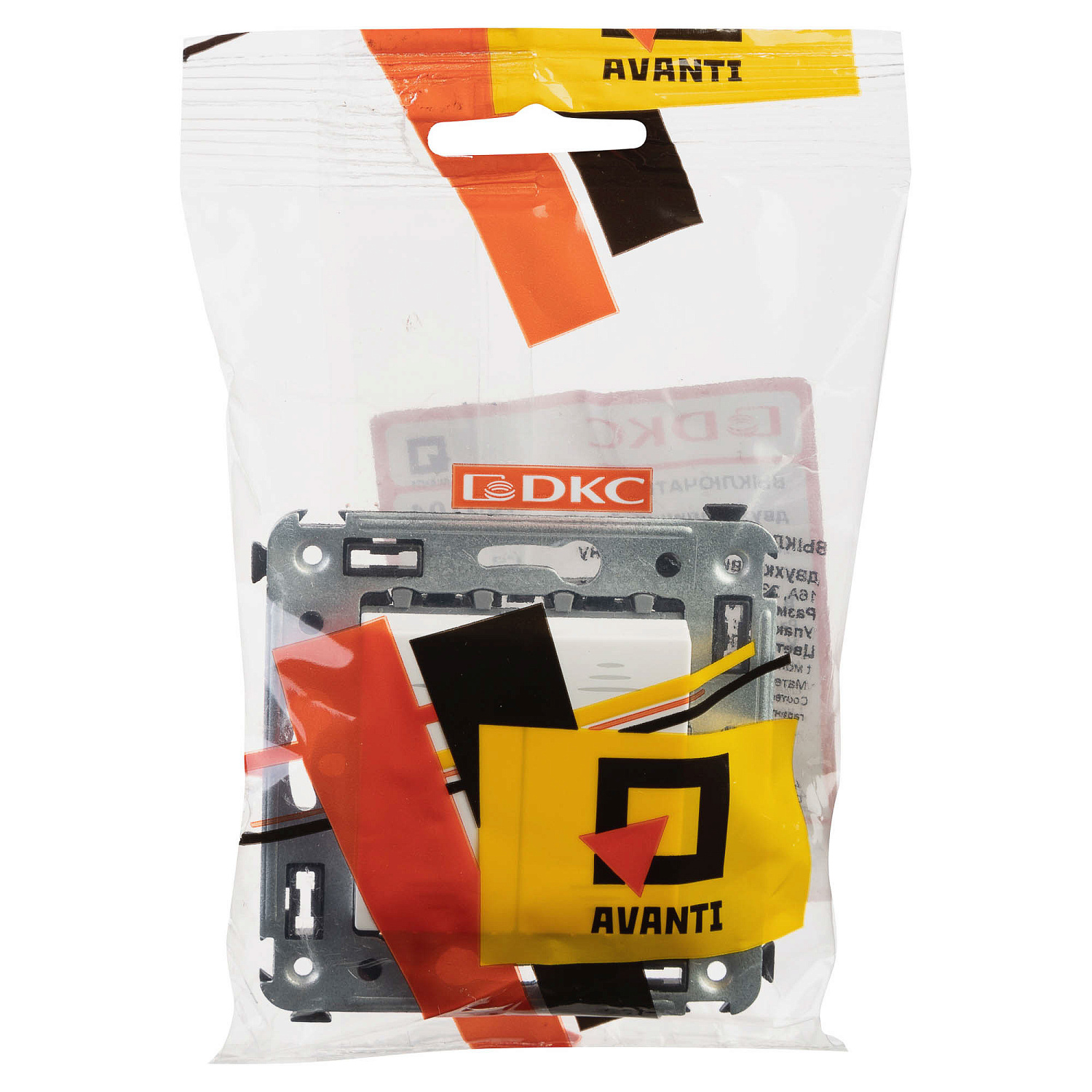 Выключатель двухклавишный в стену, "Avanti", "Белое облако" 4400104 в каталоге ЮгКабель