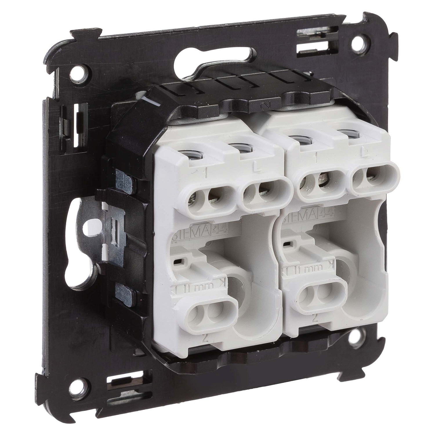 Выключатель двухклавишный в стену, "Avanti", "Белое облако" 4400104 в каталоге ЮгКабель