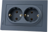 Розетка СП 2-м с з/к в сборе ГРИФЕЛЬ ATN000724 в наличии по выгодной цене. Краснодар. ЮГКАБЕЛЬ.