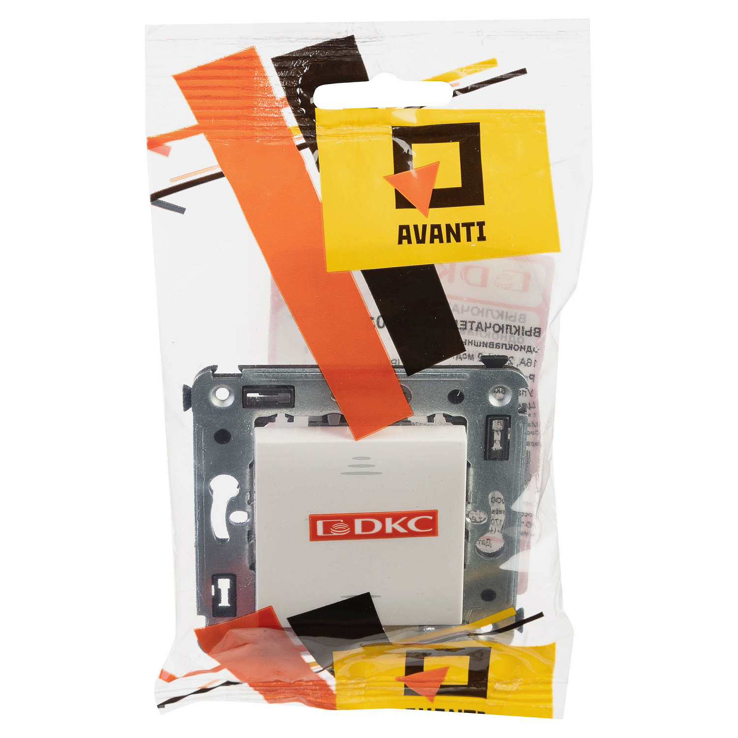 Выключатель одноклавишный в стену, "Avanti", "Белое облако" 4400103 в каталоге ЮгКабель