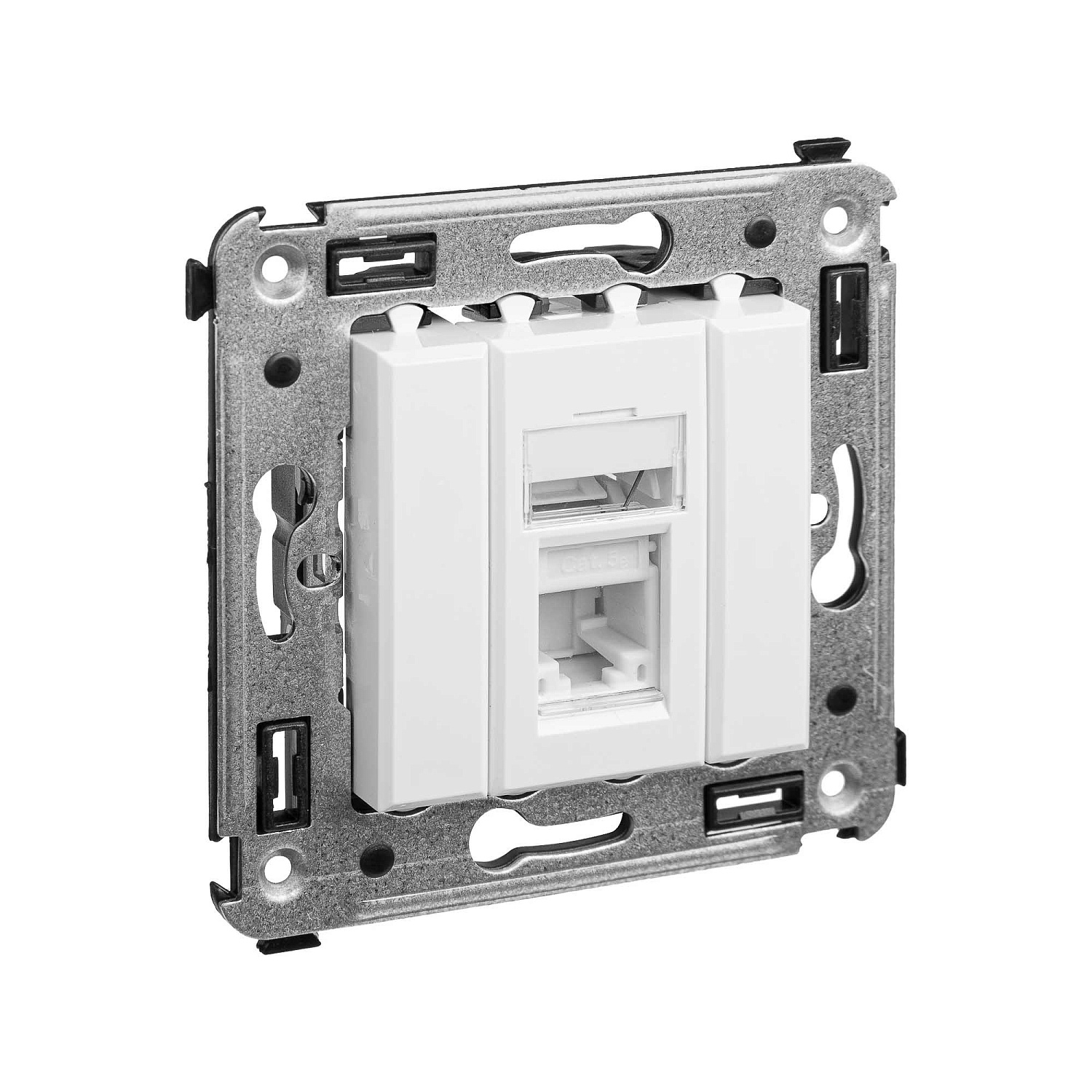 Розетка компьютерная RJ-45 в стену, кат.5e одинарная, "Avanti", "Белое облако" 4400463 в каталоге ЮгКабель