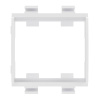 Каркас под розетку VIVA, 2 модуля, белый, RAL 9016  F0000A