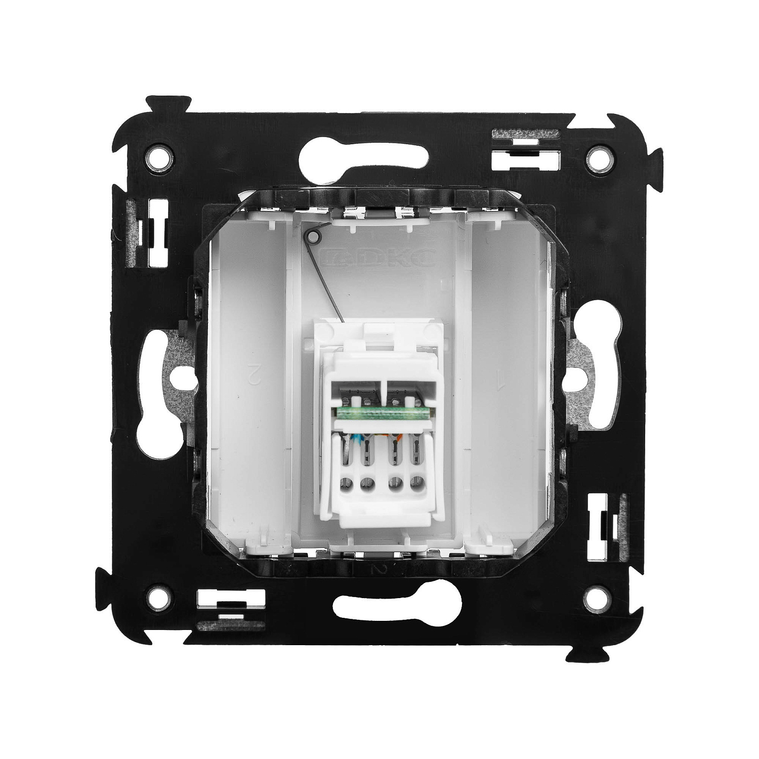 Розетка компьютерная RJ-45 в стену, кат.5e одинарная, "Avanti", "Белое облако" 4400463 в каталоге ЮгКабель