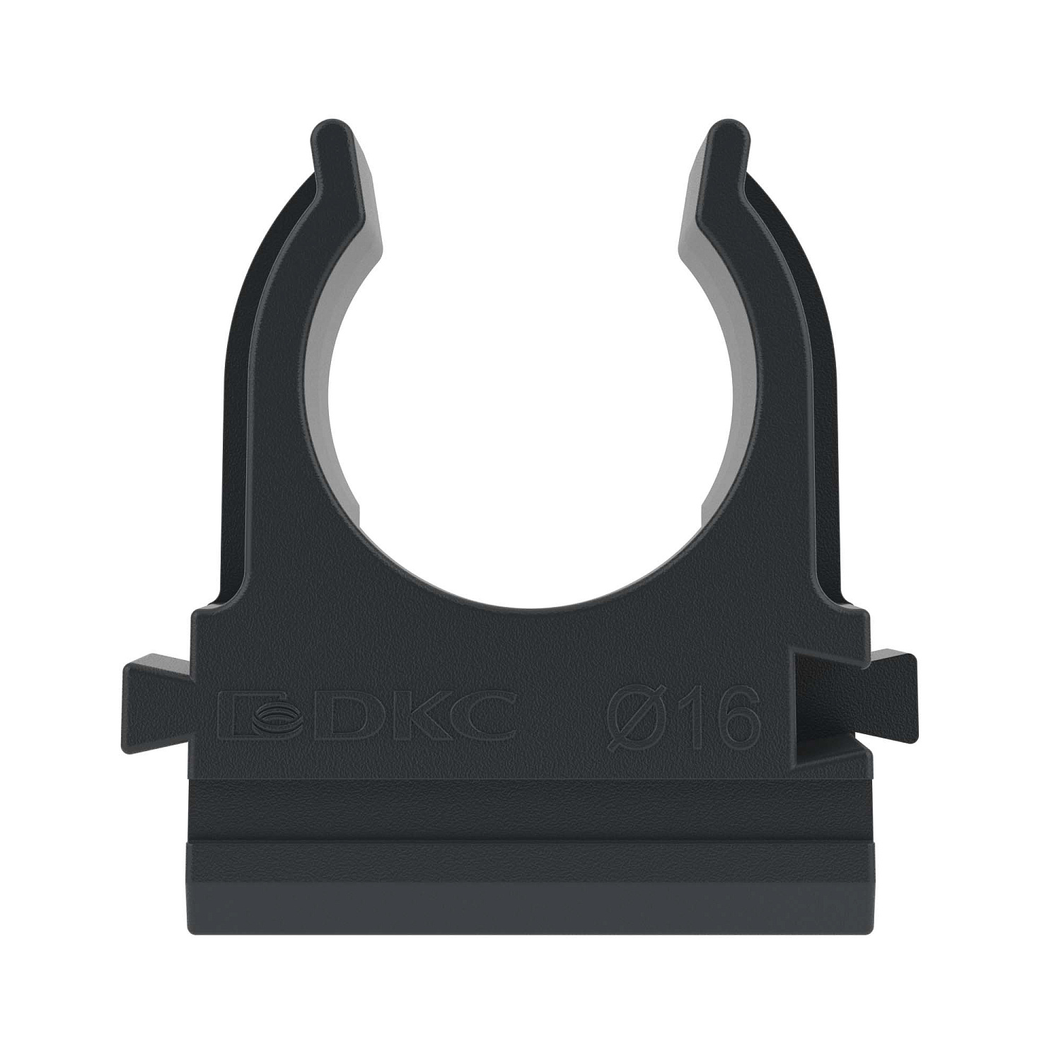 Держатель для труб d16 мм, черный 51016N в каталоге ЮгКабель