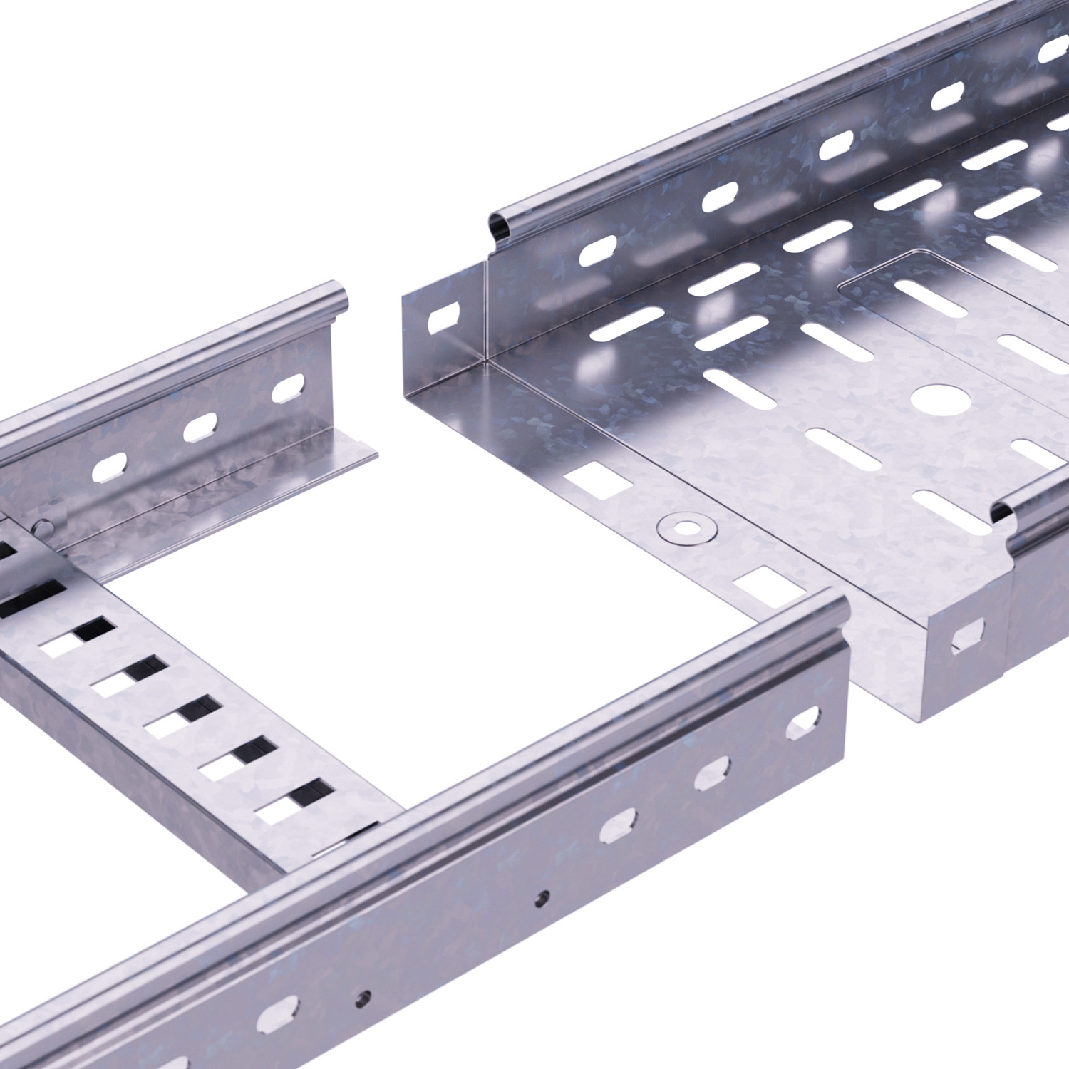 Лоток метал. перф. 100х50х3000  0,6мм SPL3510 в каталоге ЮгКабель