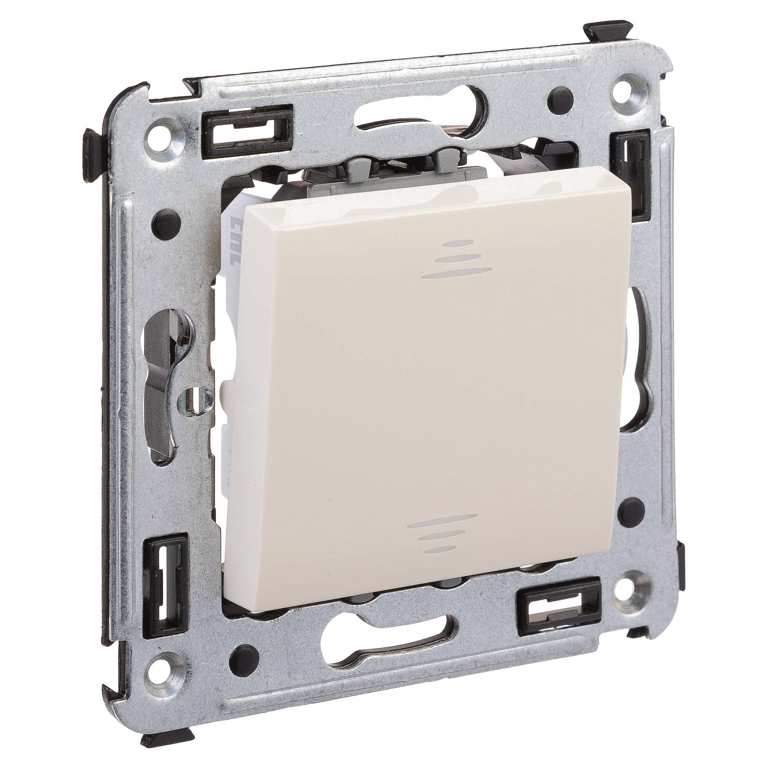 Переключатель одноклавишный в стену, "Avanti", "Ванильная дымка" 4405113 в каталоге ЮгКабель