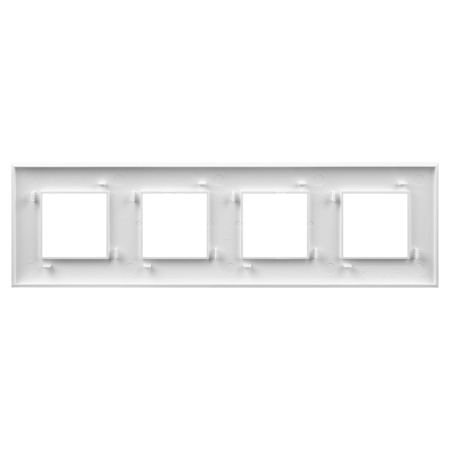 Рамка ARTLEBEDEV, "Avanti", "Белое облако", 8 модулей 4400908 в каталоге ЮгКабель