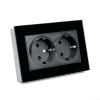 Розетка 2-местная с защитной шторкой с/з, 250В, 16А, серия Катрин, GLS16-7014-05 , черный в сборе  39516 в наличии по выгодной цене. Краснодар. ЮГКАБЕЛЬ.
