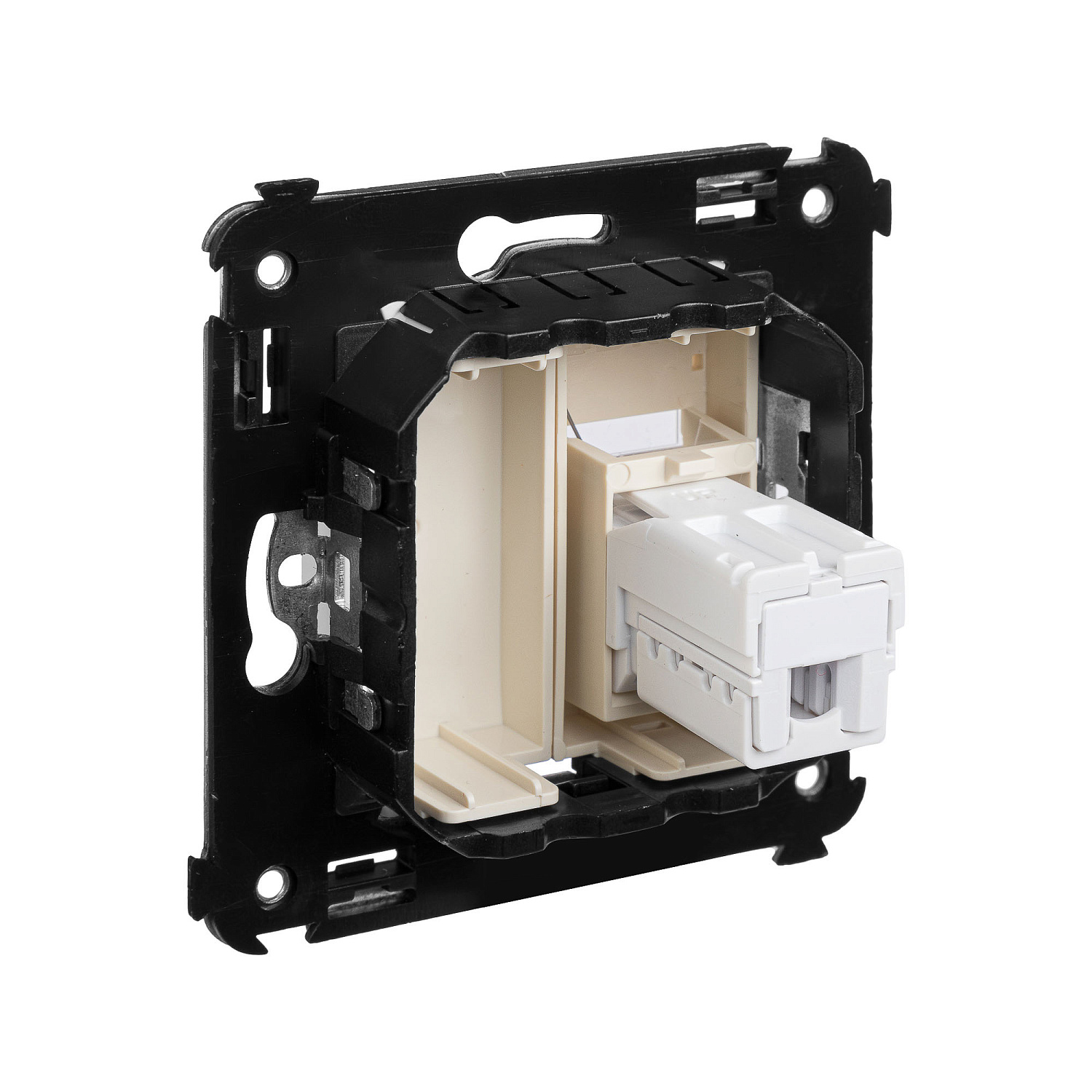 Розетка телефонная RJ-12 в стену одинарная, "Avanti", "Ванильная дымка" 4405313 в каталоге ЮгКабель