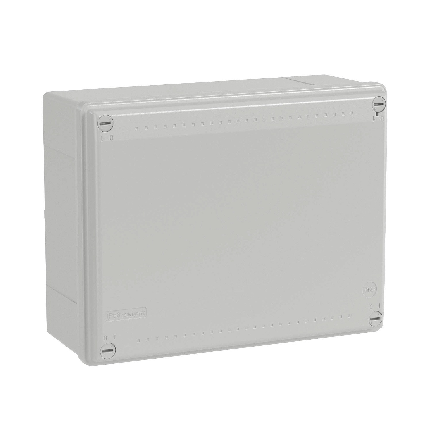 Коробка монтажная ОП 190х140х70 без вводов IP56 (серый) 54110 в каталоге ЮгКабель