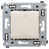 Переключатель одноклавишный в стену, "Avanti", "Ванильная дымка" 4405113