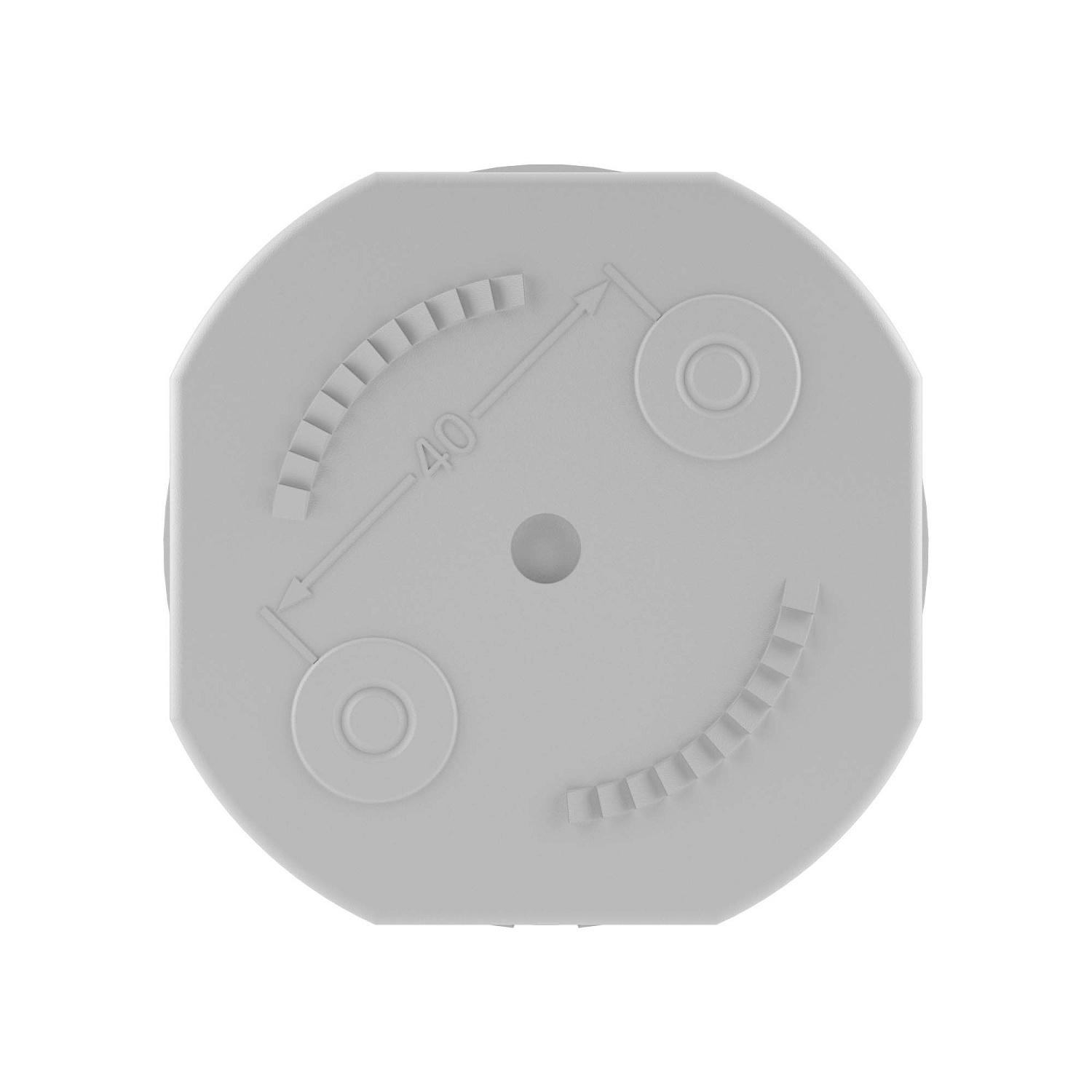 Коробка монтажная ОП 65х35 с 4 вводами IP44 (серый) 53500 в каталоге ЮгКабель