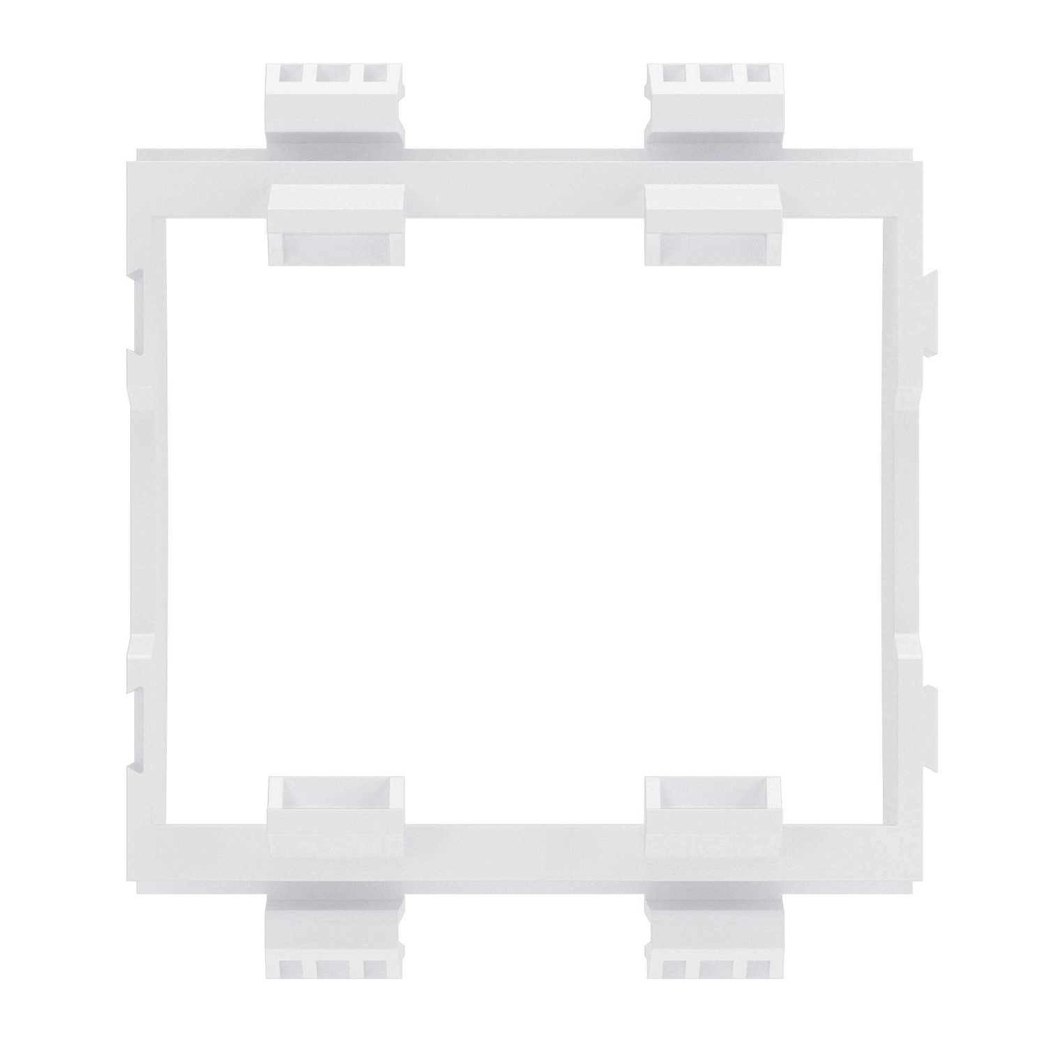 Каркас под розетку VIVA, 2 модуля, белый, RAL 9016  F0000A в каталоге ЮгКабель