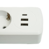 Удлинитель бытовой 1,8 м, 3-х местн., с з/к, выкл. (ПВС 3х1мм2) 2USB 1Type-C 2,4А HM08-33-02 49970 Удлинитель бытовой 1,8 м, 3-х местн., с з/к, выкл. (ПВС 3х1мм2) 2USB 1Type-C 2,4А HM08-33-02 49970