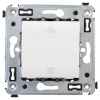 Переключатель одноклавишный в стену, "Avanti", "Белое облако" 4400113