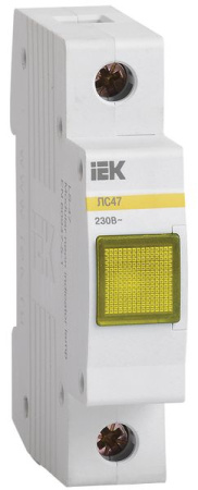 Лампа сигнальная (желтая) ЛС-47 MLS10-230-K05
