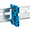 Зажим на DIN-рейку  0,2-4 мм2  (JXB-2,5/35) синий , пружинный EKF PROxima plc-jxb-st-2.5-blue - купить по низкой цене в Краснодаре | ЮгКабель