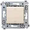 Выключатель одноклавишный в стену, "Avanti", "Ванильная дымка" 4405103