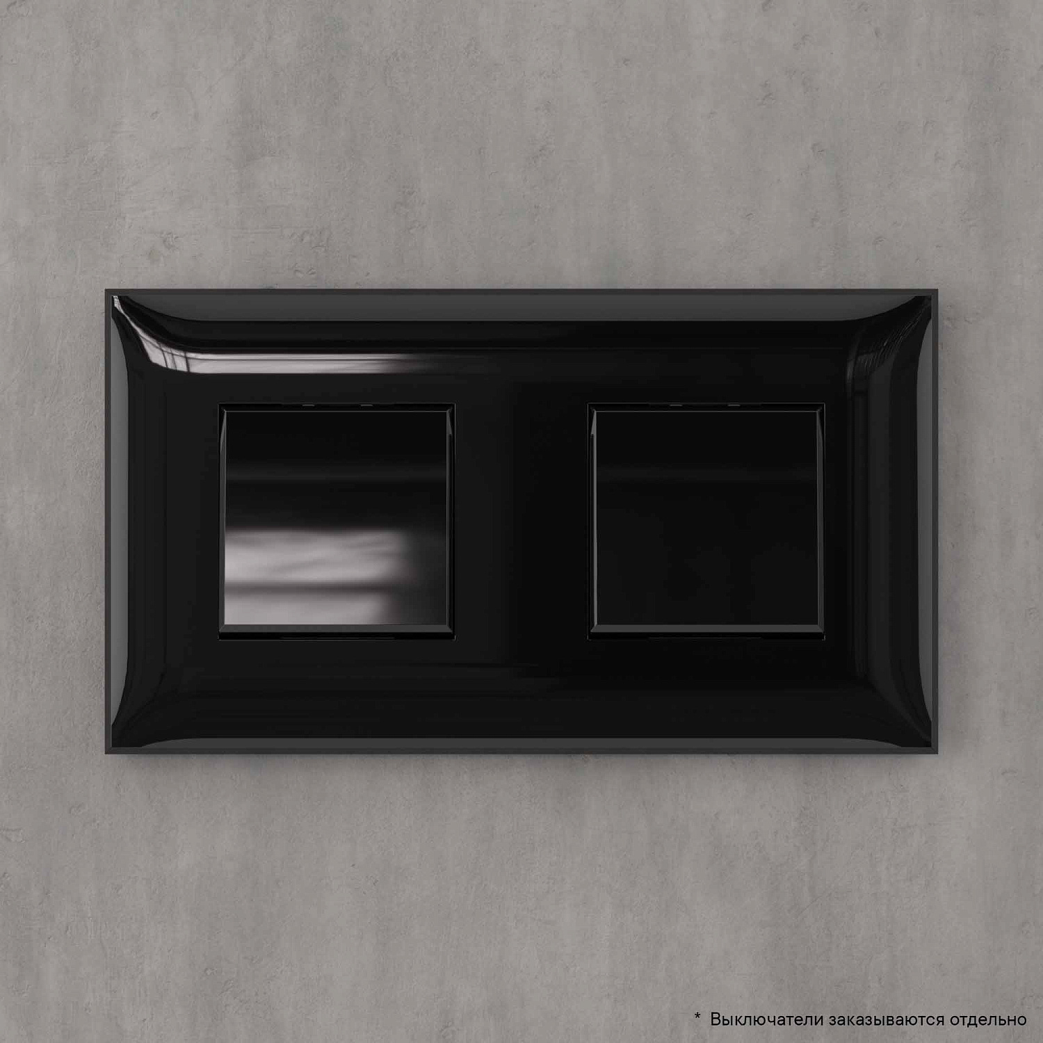 Рамка ARTLEBEDEV, "Avanti", "Черный квадрат", 4 модуля 4402904 в каталоге ЮгКабель