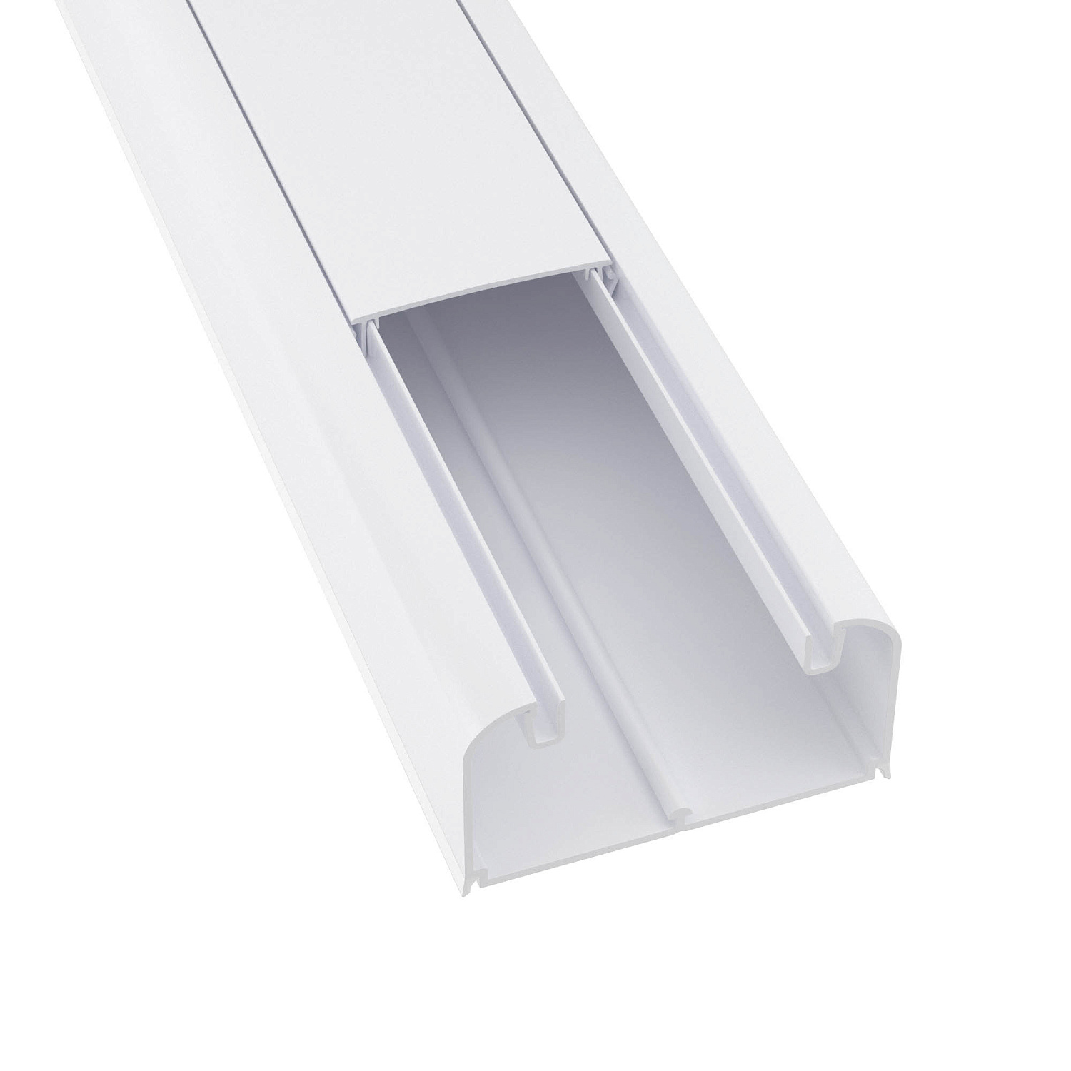 Кабель-канал 90х50 мм, с фронтальной крышкой 09501 Кабель-канал 90х50 мм, с фронтальной крышкой 09501 в каталоге ЮгКабель