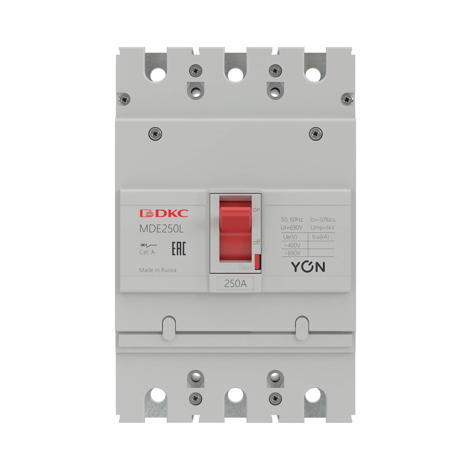 Авт. выкл. YON MDE250H250 3P 250А 40kA MDE250H250 в каталоге ЮгКабель