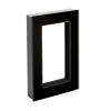 Рамка  2-местная (без перемычки), стекло серия Катрин, GFR00-7012-05, черный 39571 в наличии по выгодной цене. Краснодар. ЮГКАБЕЛЬ.
