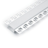 Профиль для LED-ленты встраиваемый 2000х61х14 серебро (2 заглушки, экран, без крепежей) CAB254 10362 Профиль для LED-ленты встраиваемый 2000х61х14 серебро (2 заглушки, экран, без крепежей) CAB254 10362