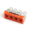 Клемма миниатюрная 4х2,5-6 (с пастой) линейное расположение контактов 39872 - купить по низкой цене в Краснодаре | ЮгКабель