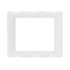 Универсальная рамка для 2 модуля, белая  F00011 - купить по низкой цене в Краснодаре | ЮгКабель