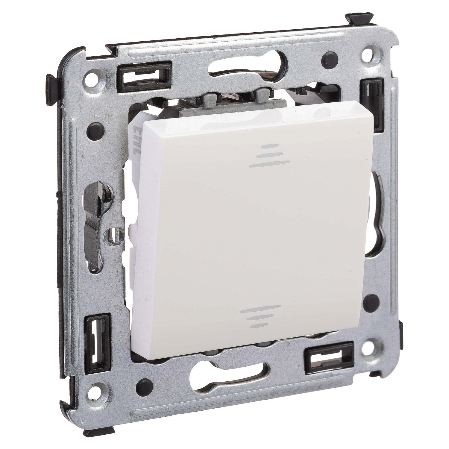 Переключатель одноклавишный в стену, "Avanti", "Белое облако" 4400113 в каталоге ЮгКабель