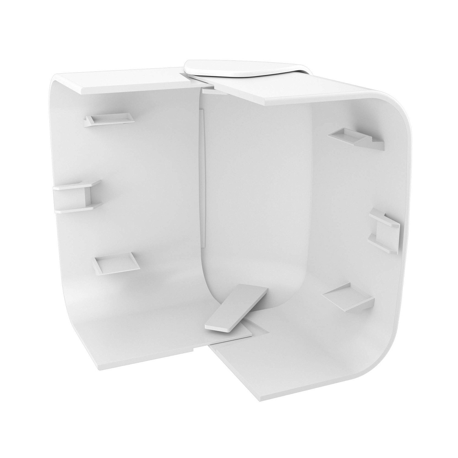 Внешний угол изменяемый с разделителем для короба 90х50 мм  09552 в каталоге ЮгКабель