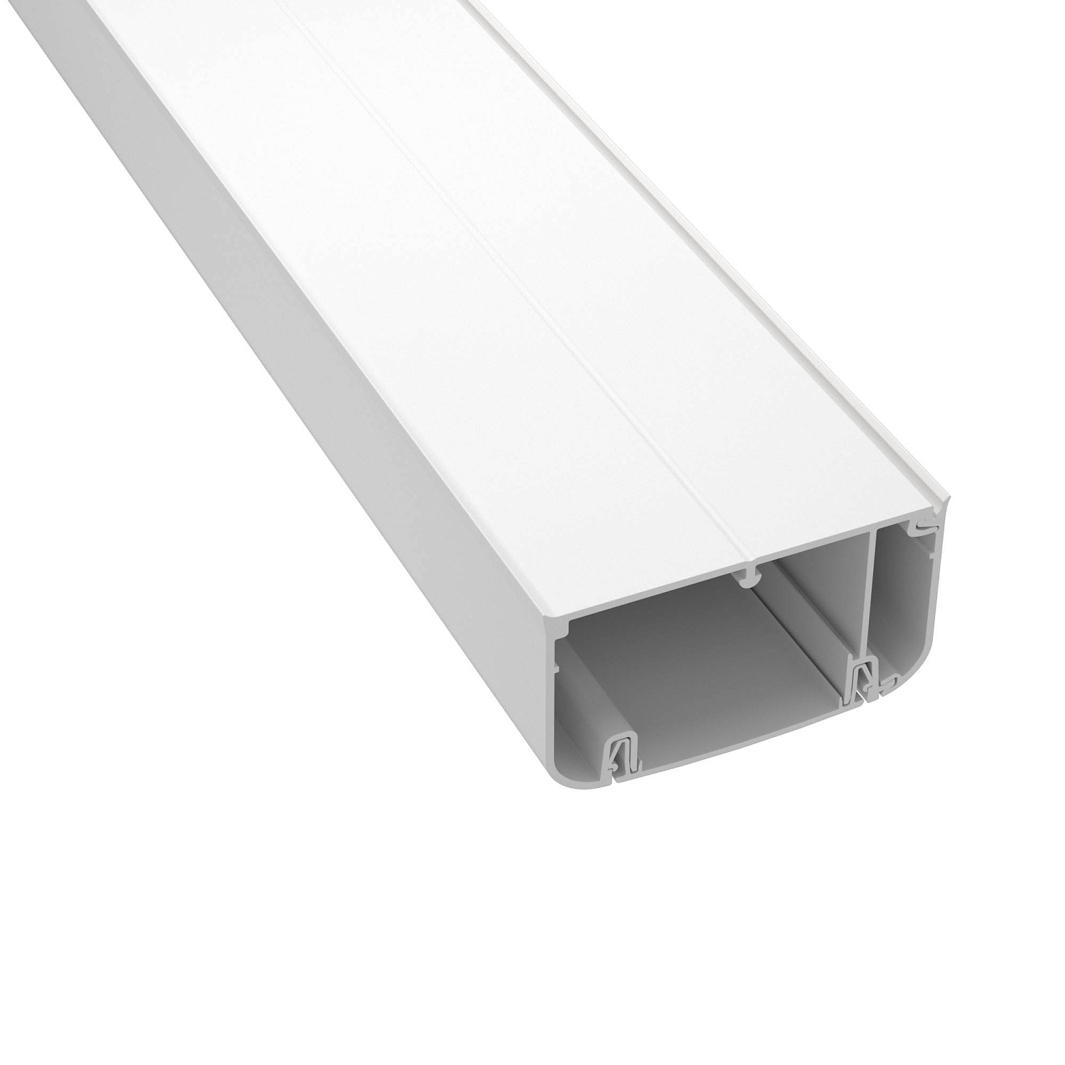 Кабель-канал 90х50 мм (короб с перегор. боковая крышка фронтальная крышка 09510)  09500 Кабель-канал 90х50 мм (короб с перегор. боковая крышка фронтальная крышка 09510)  09500 в каталоге ЮгКабель