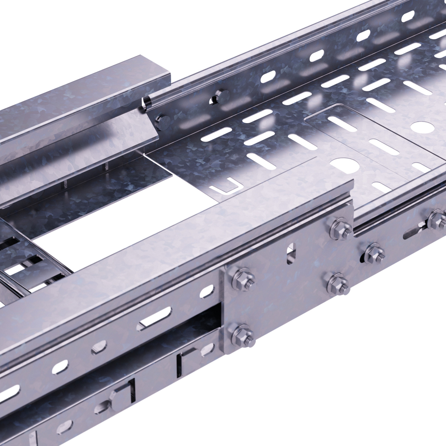 Лоток метал. перф. 100х50х3000  0,6мм SPL3510 в каталоге ЮгКабель